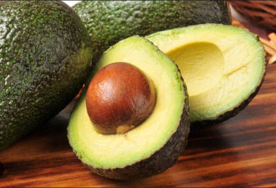 Noyau d'avocat préparé