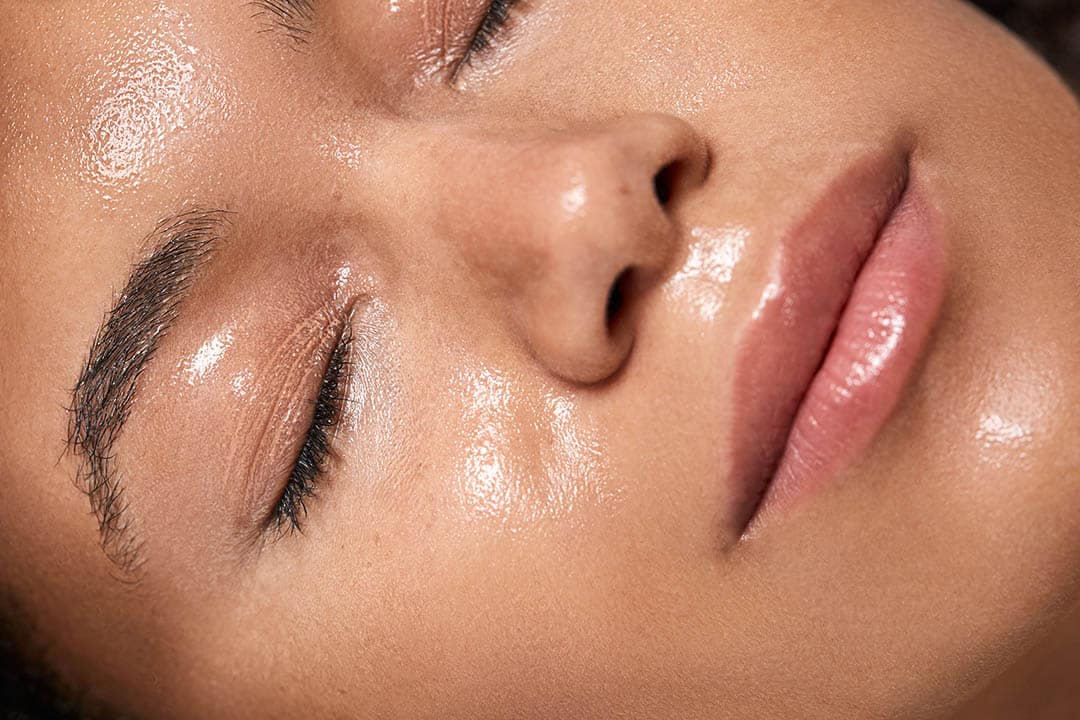 Peau lumineuse et hydratée
