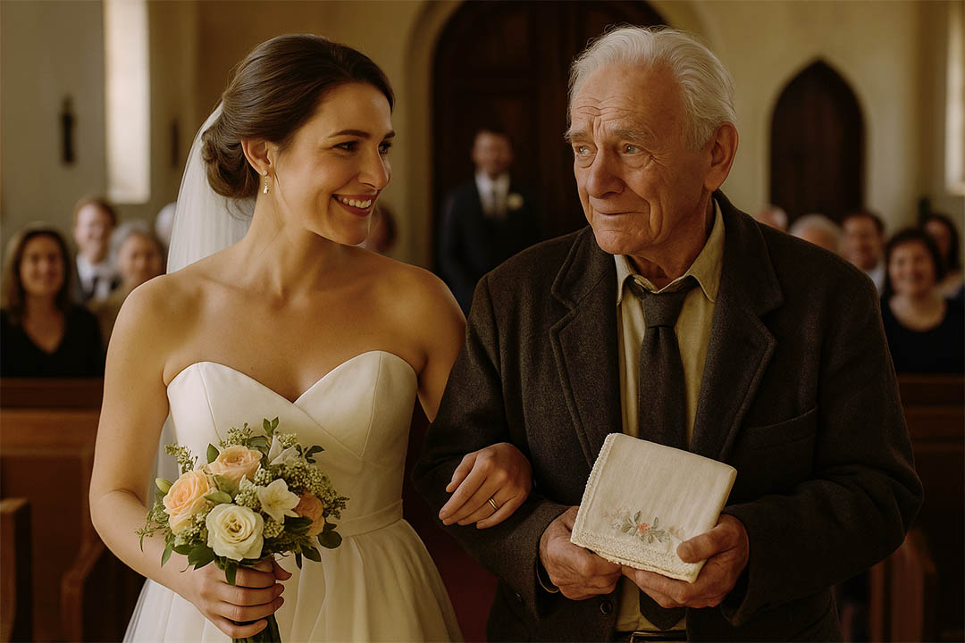 Cérémonie de mariage avec invité spécial