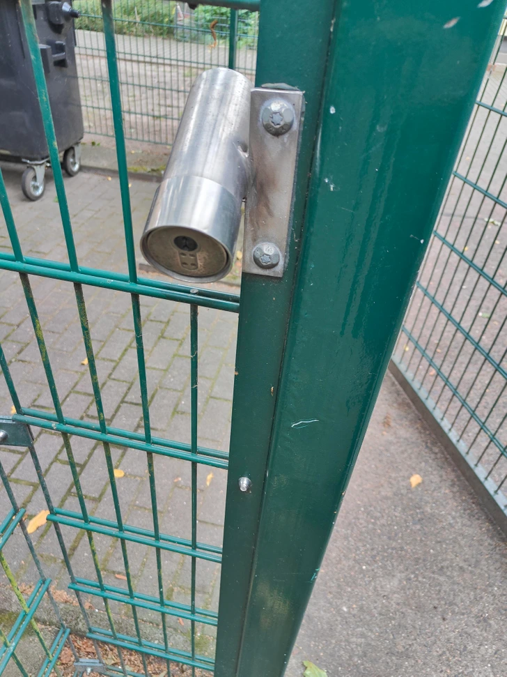 Cylindre pour clé de poubelle