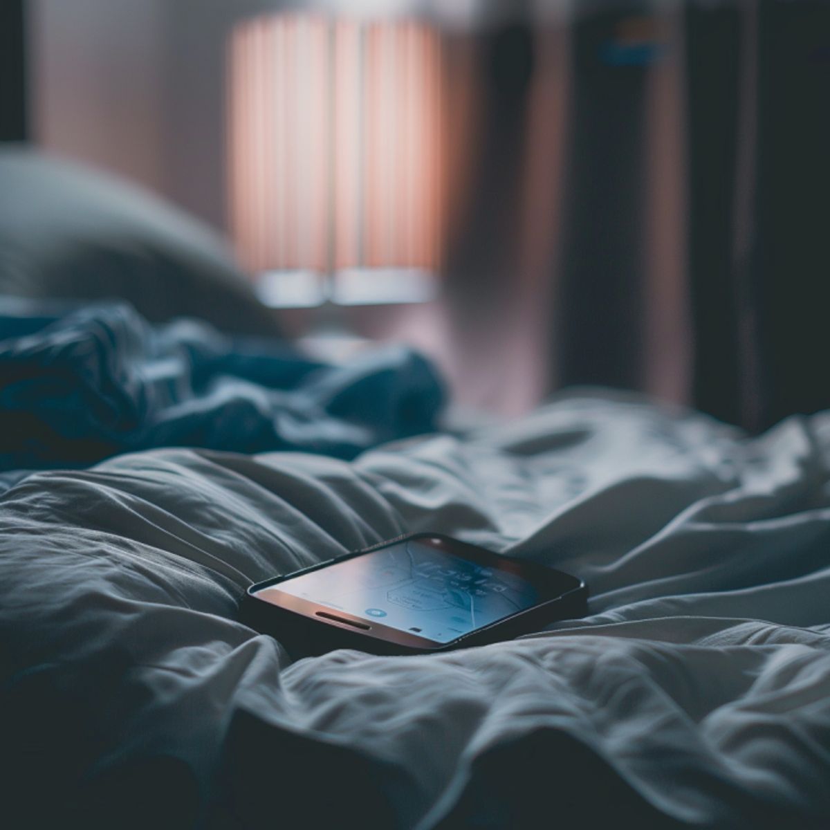 Femme découvrant des messages blessants