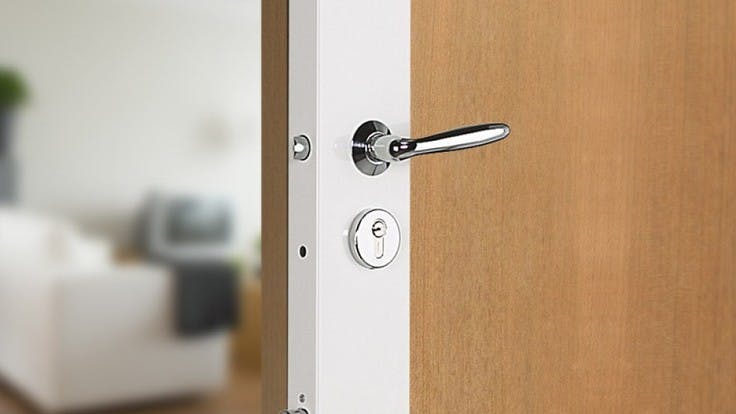 Serrure de porte défectueuse