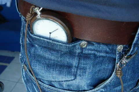 Détail stylisé d'une poche de jean