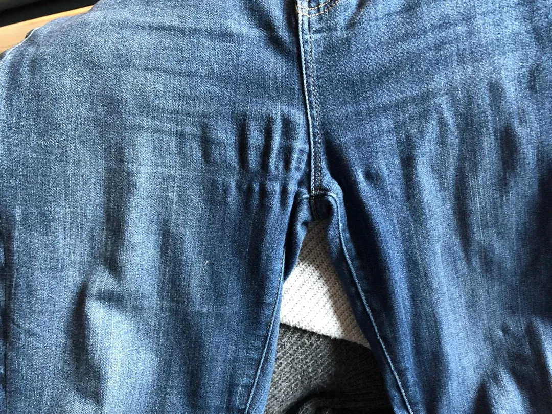 Détail de déformation sur jean