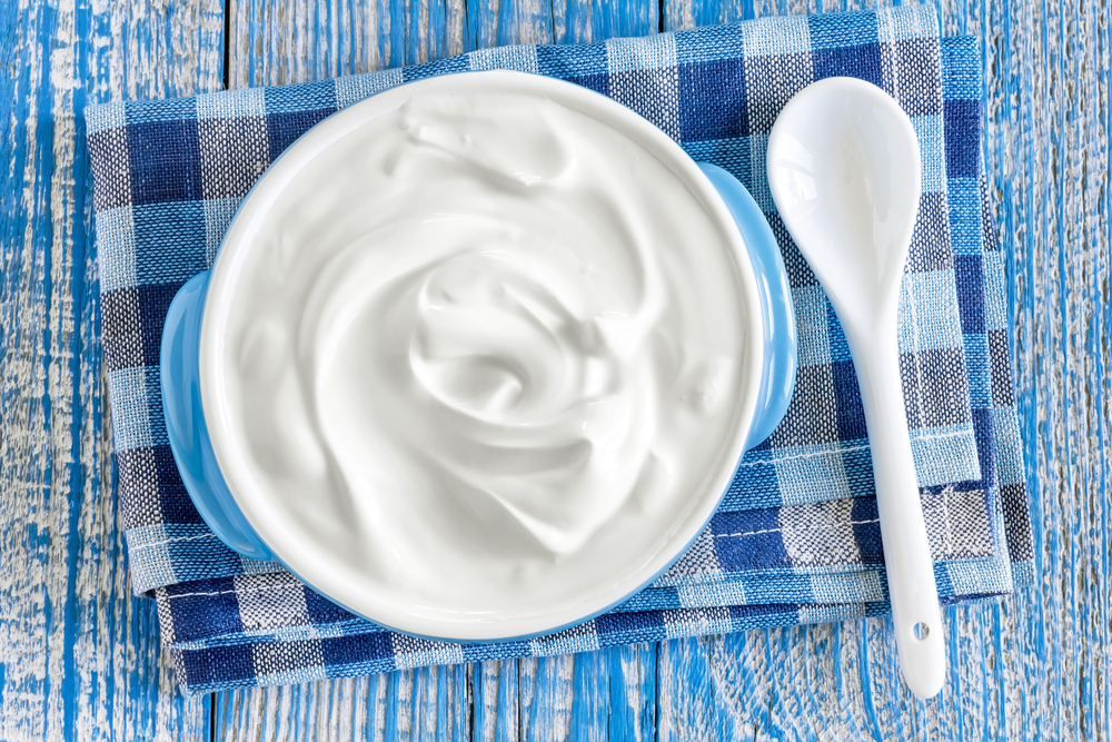Purée crémeuse dans un bol