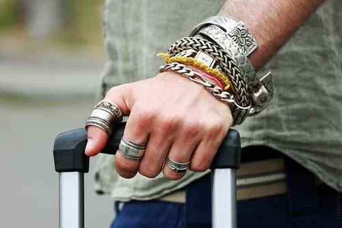 Bague de pouce unisexe stylée