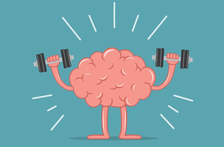 Personne faisant des exercices de mémoire