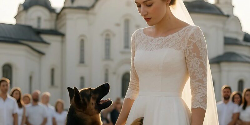 Chien et sa maîtresse partageant un moment complice