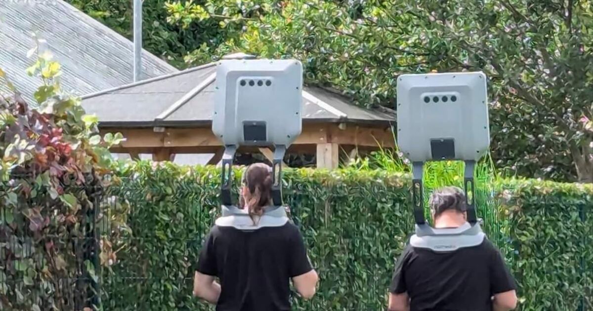 AdWalker en action avec équipement moderne