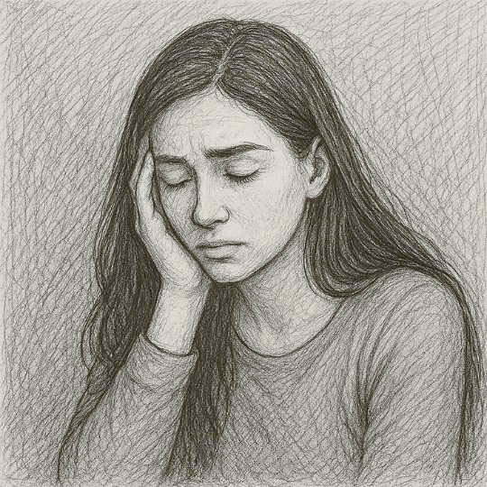 Femme seule éprouvant de la tristesse