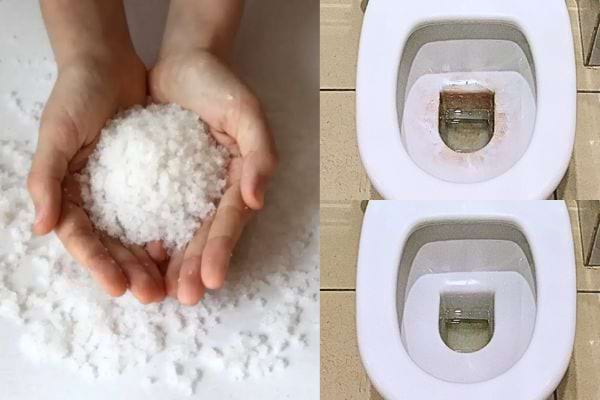 Main tenant du gros sel