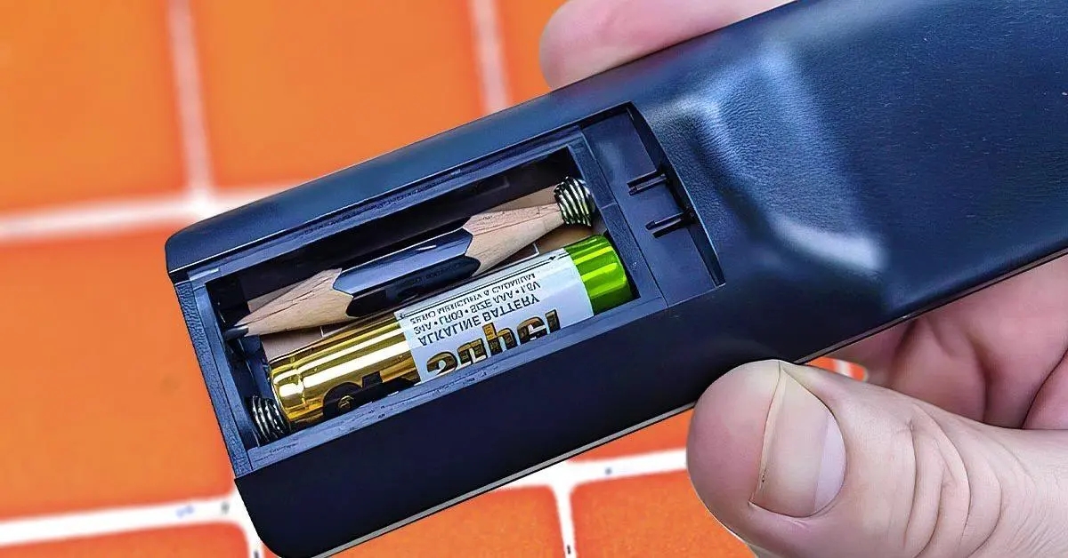 Technique du crayon graphite pour dépanner une télécommande