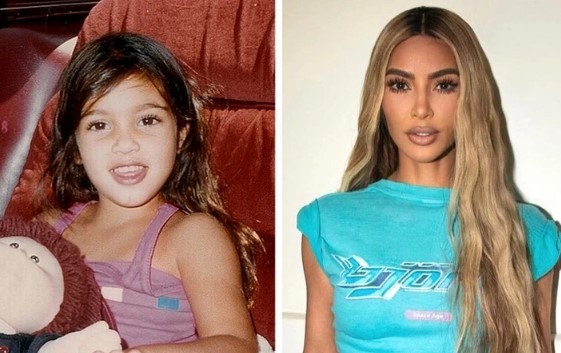 Kim Kardashian enfant