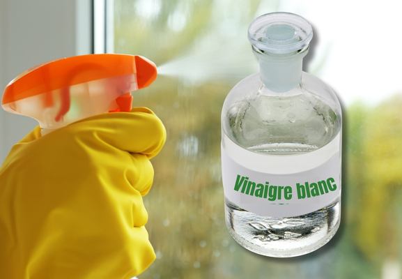 Utilisation du vinaigre blanc pour détacher le linge