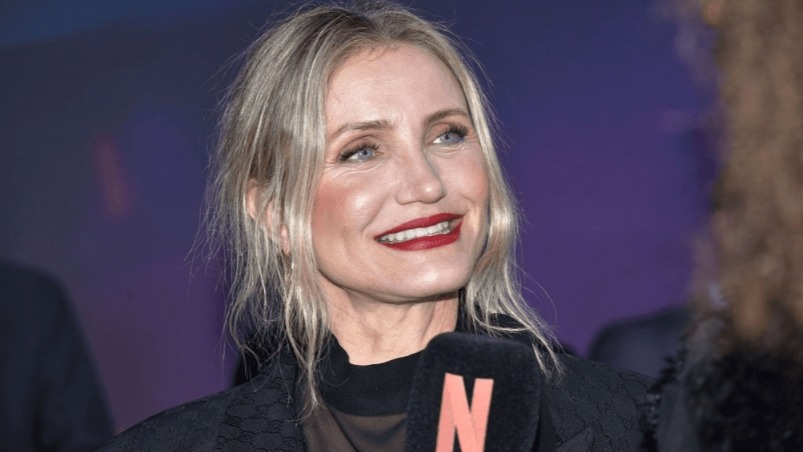Cameron Diaz présentant ses livres