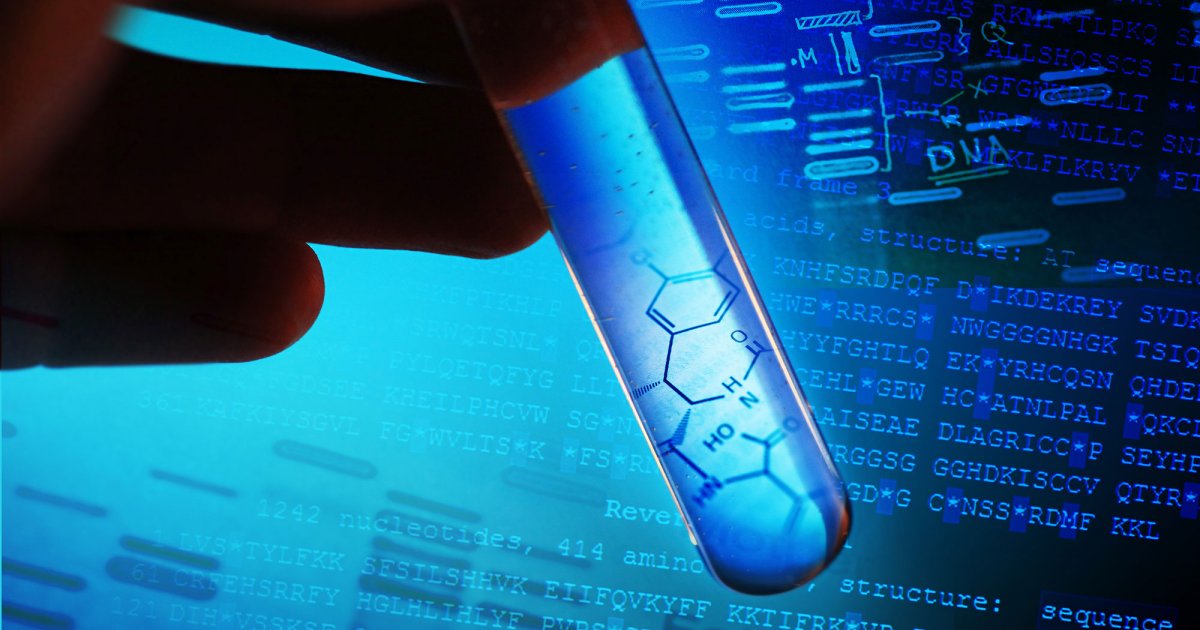 Représentation symbolique d'un test ADN