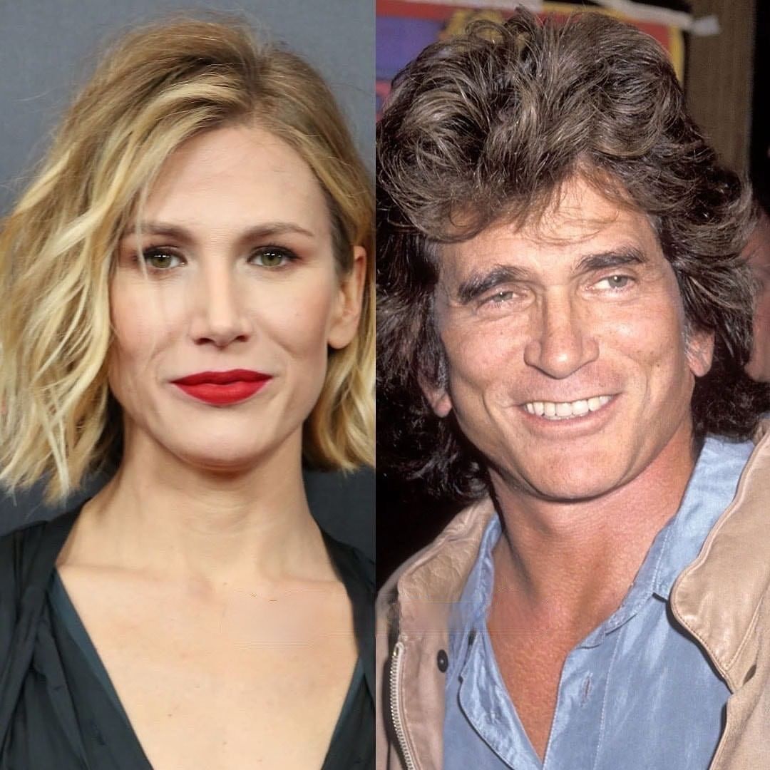 Photo souvenir de Jennifer Landon et son père