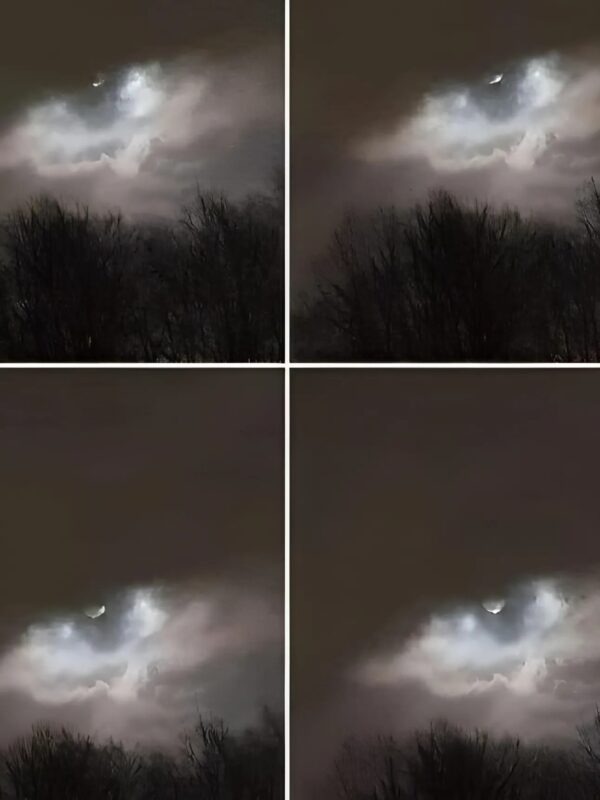 Autre angle de la formation nuageuse au-dessus du paysage