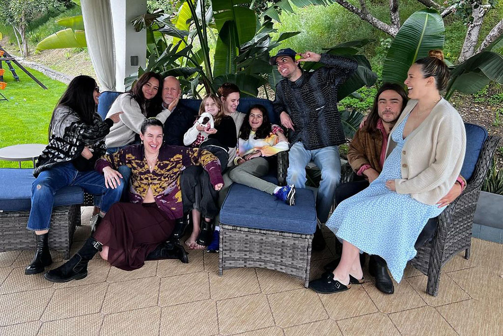 La famille Willis réunie, moments de complicité